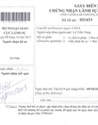 Consular legalization receipt